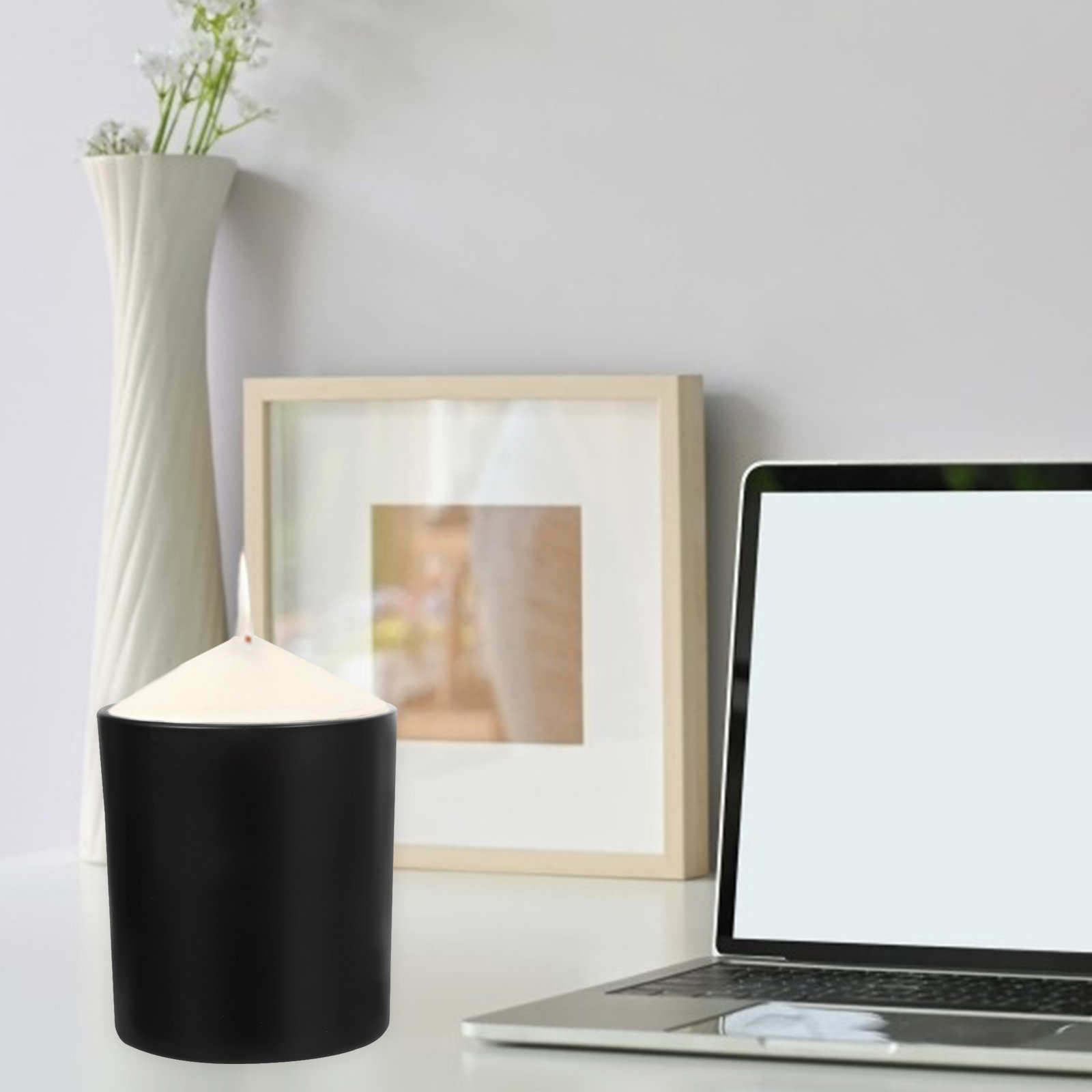 Tin Container Lid - 4 ensembles de pots en verre