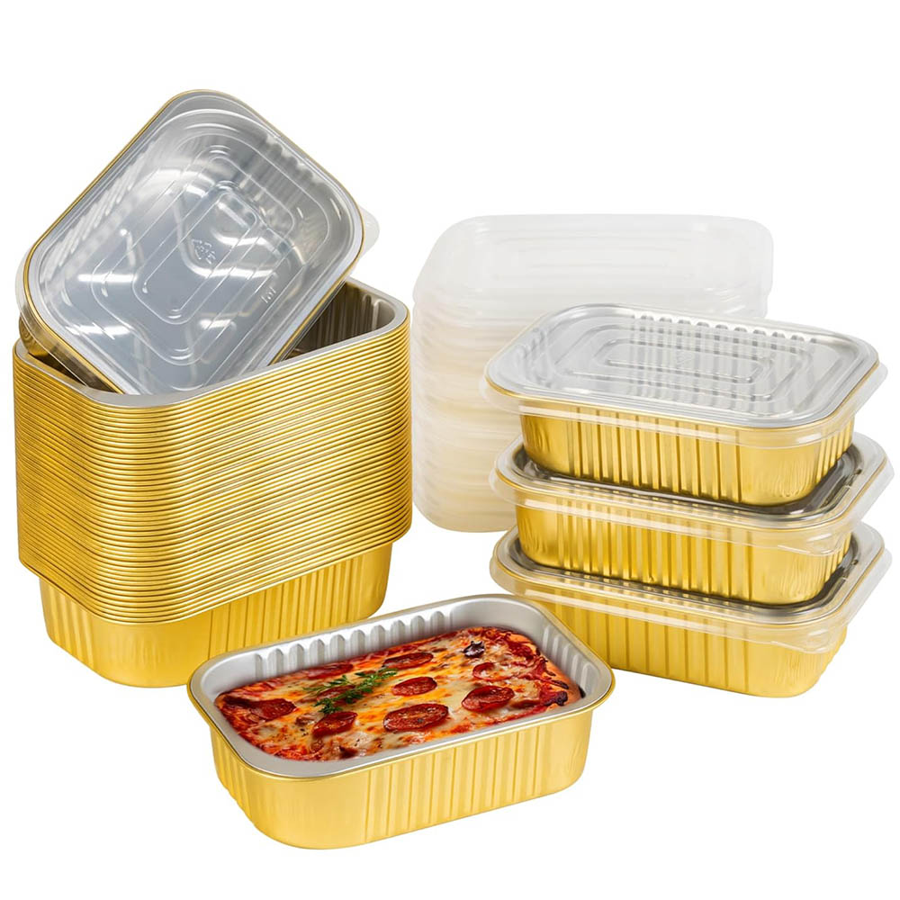 Tin Container Lid - Petites poêles en aluminium avec couvercles,