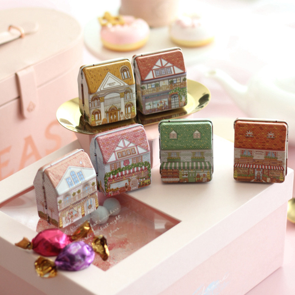6 boîtes en étain miniatures e - Tin Container Lid avis et prix