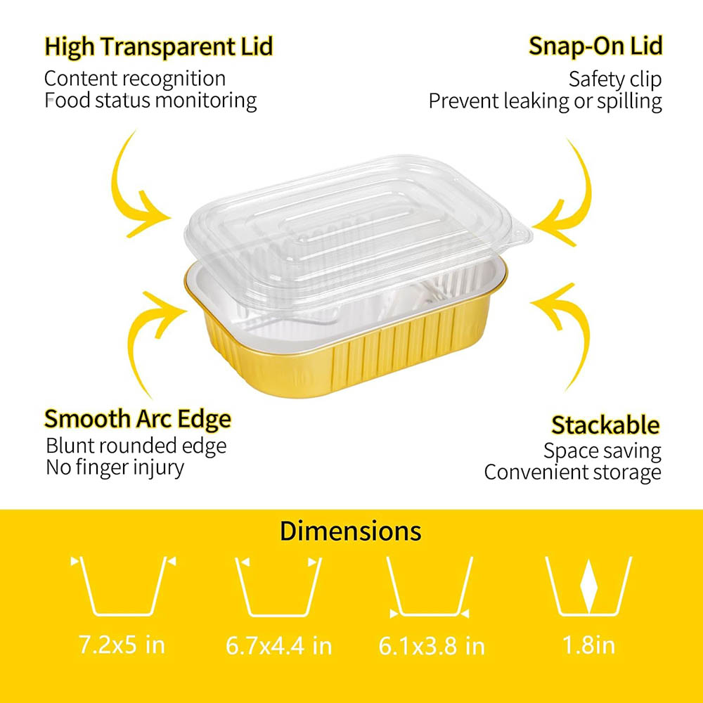 Petites poêles en aluminium av - Tin Container Lid avis et prix