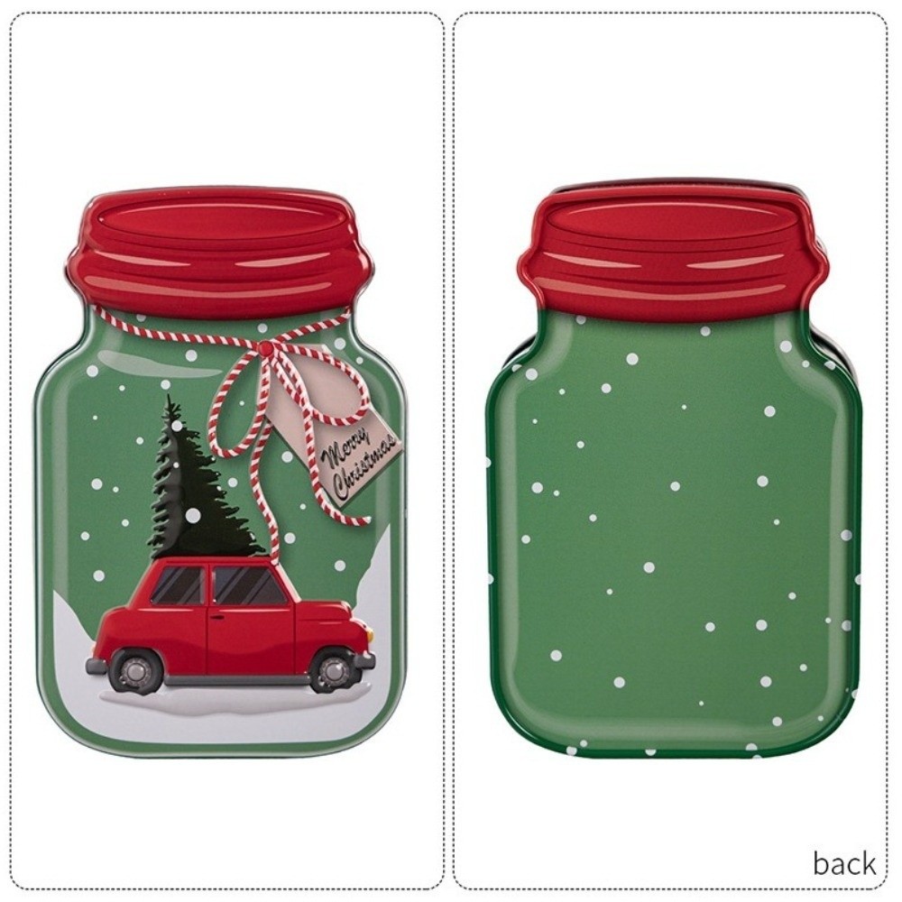 Boîte en métal de Noël avec co - Tin Container Lid avis et prix